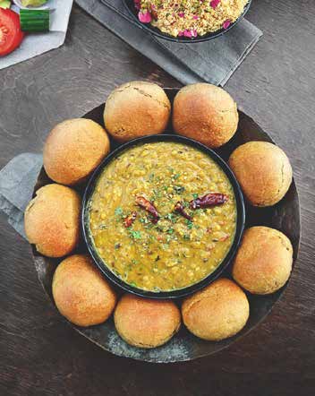 Dishes for vegetarian lovers - Daal Baati