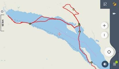  Complete drive route of approx. 1800 Kms of which 1300 Kms is on top of Lake Baikal