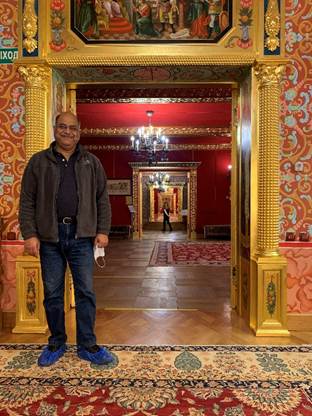  Me inside the Czar’s Wooden palace in Moscow. 