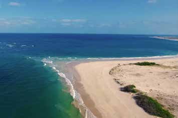 Shivrajpur Beach, a blue flag beach, in Gujarat