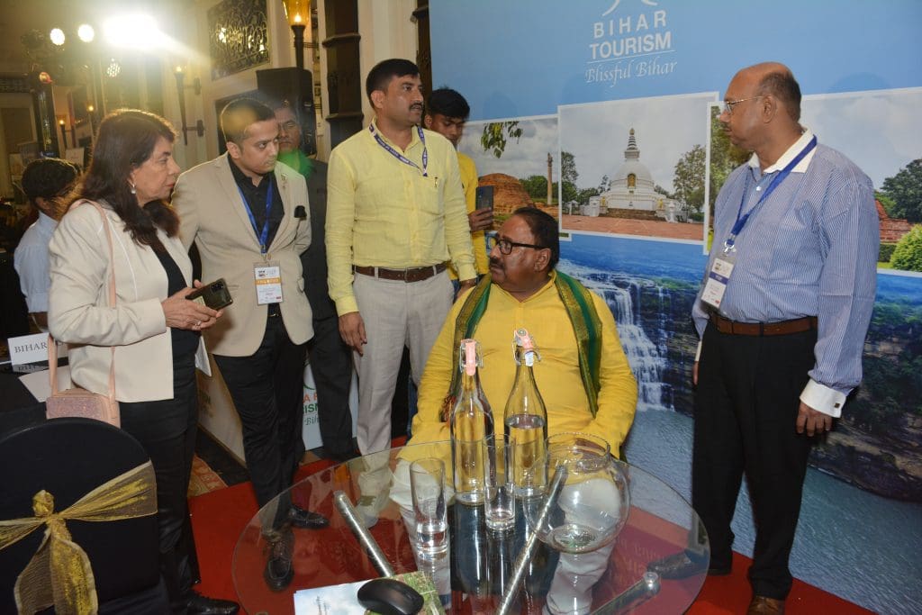  The Hon'ble Tourism Minister of Bihar, Shri Narayan Prasad visits the Bihar stall