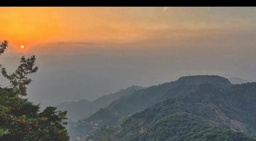 48 hours in Rishikesh - View from Khunjapuri trekking trail