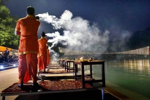  48 hours in Rishikesh -  Ganga aarti  