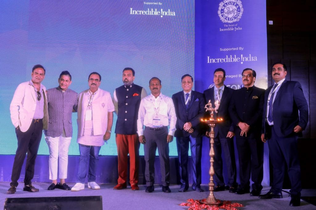 At the inauguration ceremony of the Global Destination Expo & Conference -  Weddings and Films - in New Delhi