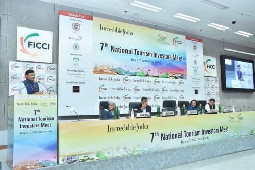 At the ‘7th National Tourism Investors Meet 2022’, organized by FICCI