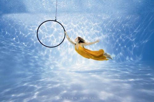 Fairmont Monte Carlo underwater photoshoot