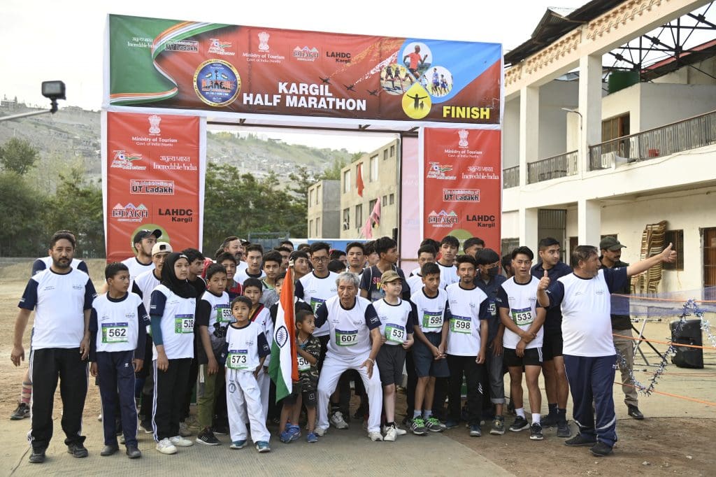 Ministry of Tourism organized 1st ever Incredible India Kargil Half Marathon 2 Incredible India Kargil Half Marathon