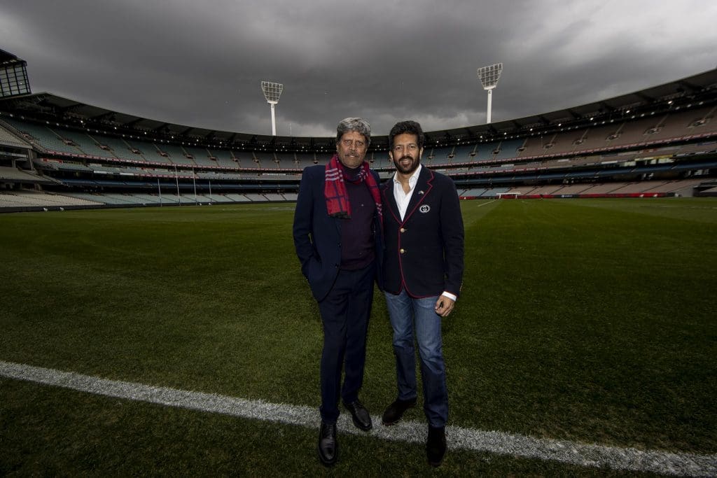 Visit Victoria & IFFM 2022 host Round Table with Rajeev Masand, Kapil Dev, Kabir Khan at famous MCG 3 L-R- Kapil Dev and Kabir Khan, Indian Film Festival Mlebourne - Visit Victoria