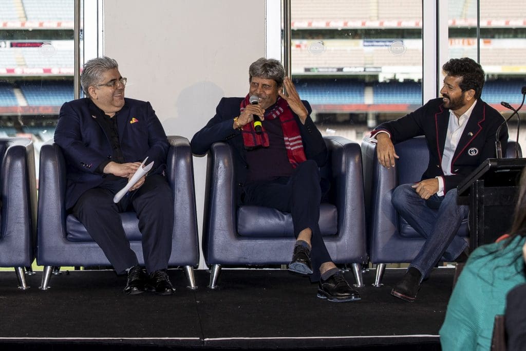 Visit Victoria & IFFM 2022 host Round Table with Rajeev Masand, Kapil Dev, Kabir Khan at famous MCG 2 L-R- Rajeev Masand, Kapil Dev and Kabir Khan, Indian Film Festival Melbourne - Visit Victoria