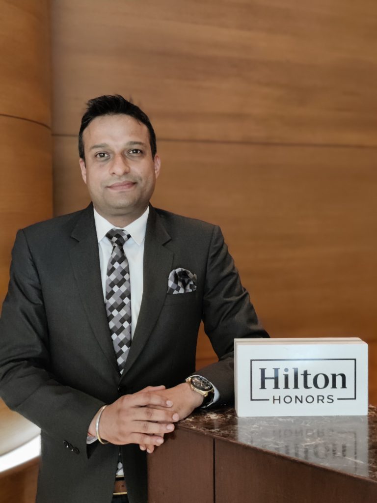 Sahil Joshi, Room Division Manager, Hilton Jaipur