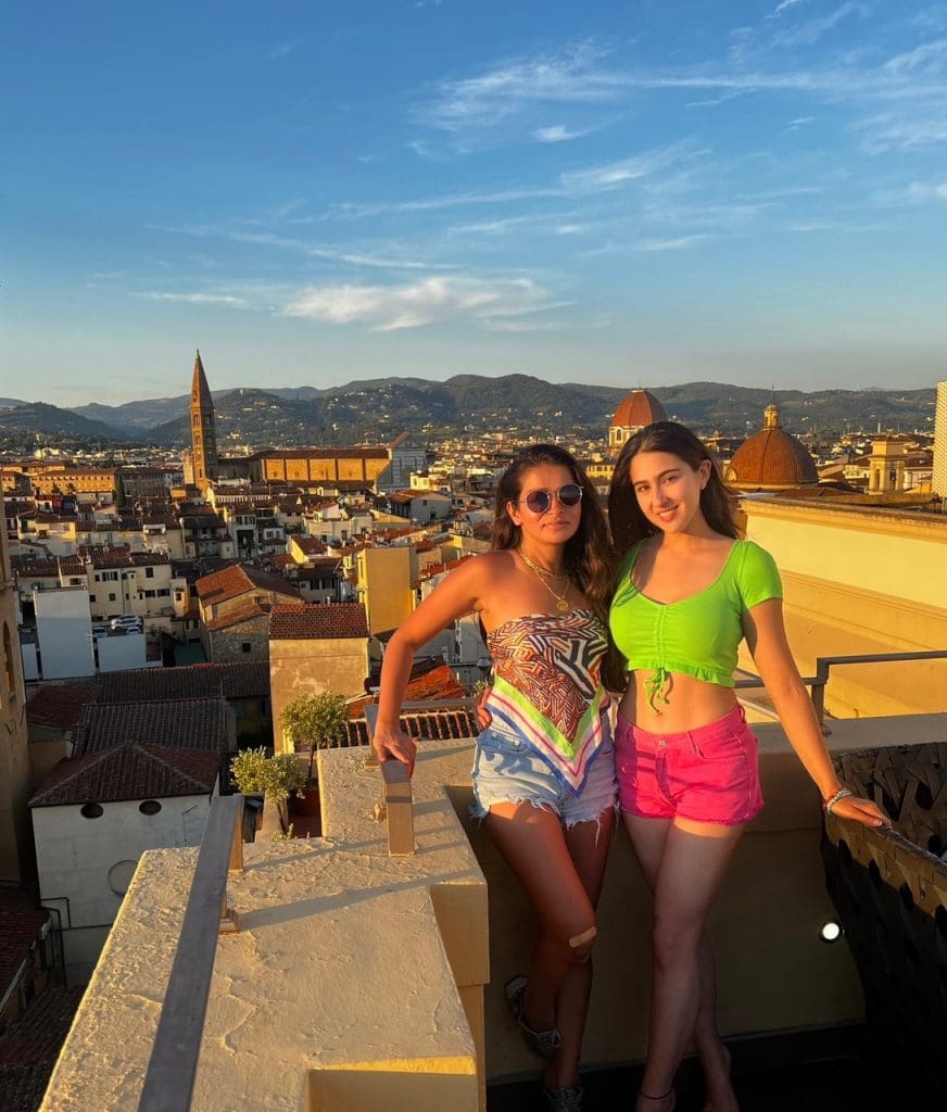  Celebrated Bollywood actor, Sara Ali Khan was recently in Florence