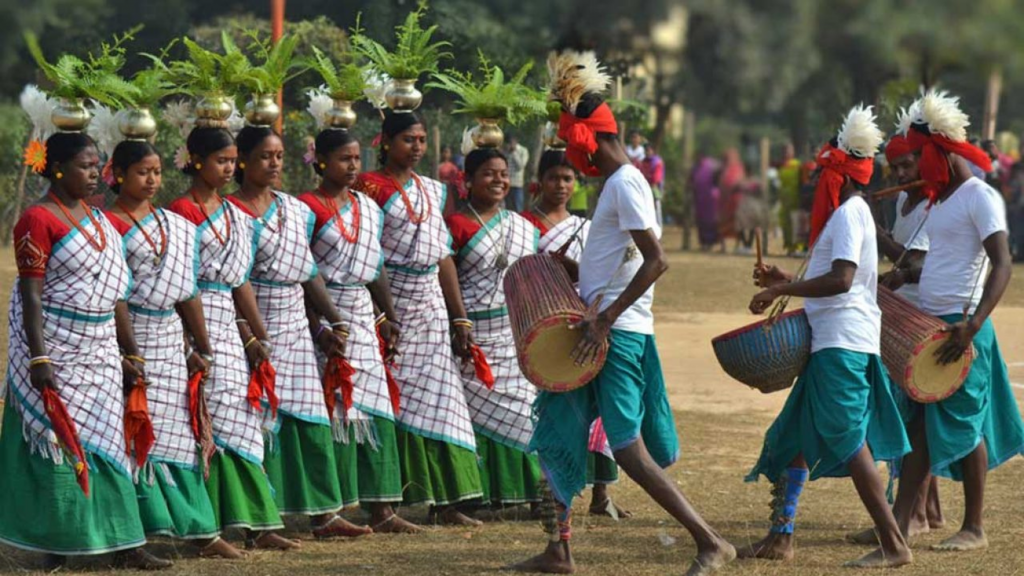 Tribal Santal Dance Svanir Wilderness Homestay amidst 1000 trees and wonderful tribal Santal lifestyle