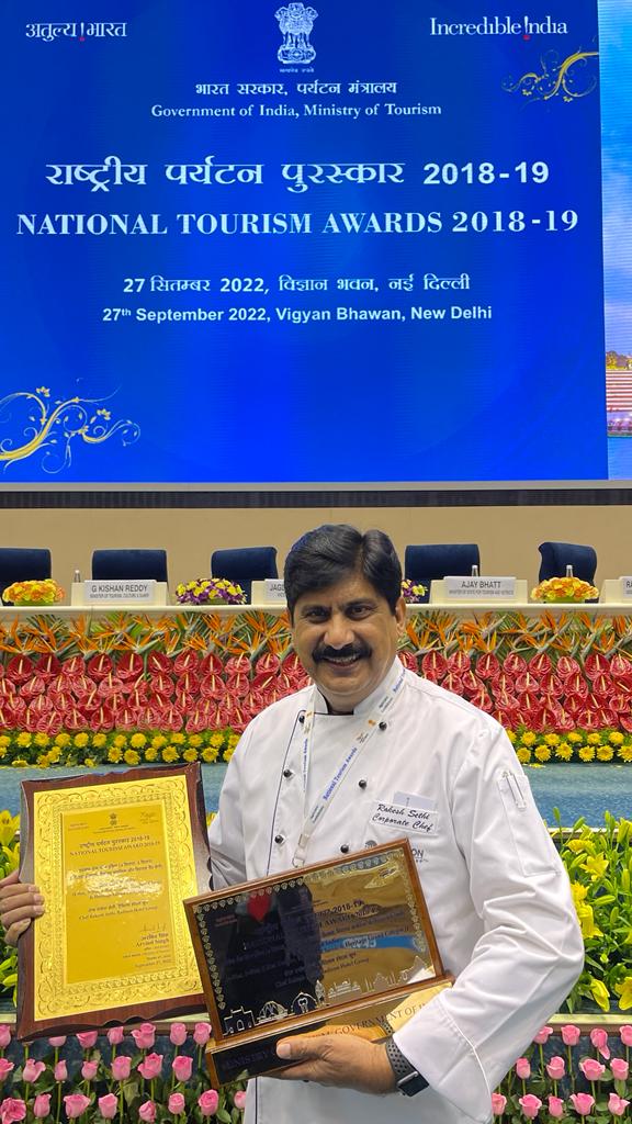 Chef Rakesh Sethi of RHG conferred with The Best Chef of India at The National Tourism Awards 1 Chef Rakesh Sethi, Radisson Hotel Group