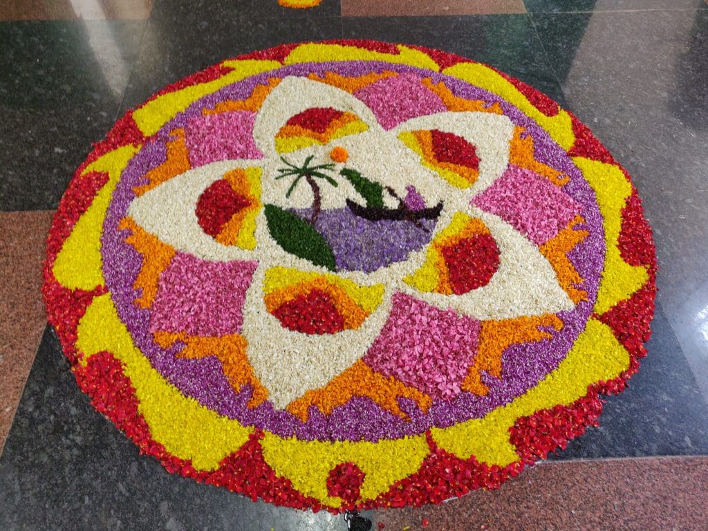 Onam Pookalam -incredible Festivals to experience in India