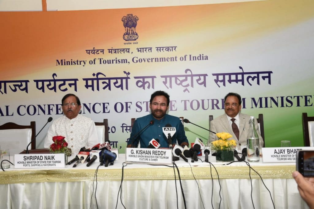 G. Kishan Reddy, Hon`ble Union Minister of Tourism, Culture and DONER at the National Conference of State Tourism Ministers