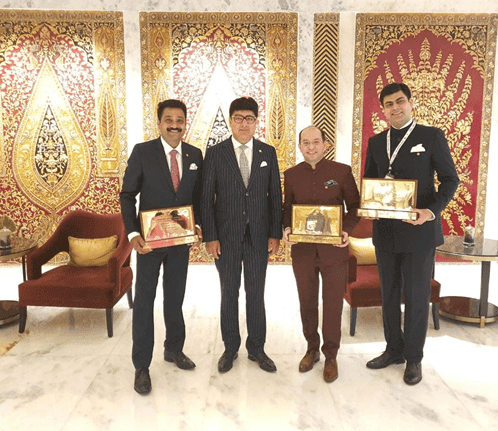 Saneej Pottakkad – General Manager, Taj Kumarakom Resort & Spa, Kerala; Puneet Chhatwal, MD & CEO, IHCL;  Ankit Tandon, General Manager, The Gateway Hotel, Vijayawada and Ritesh Sharma – General Manager, The Taj Mahal Palace, Mumbai