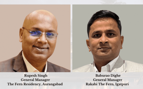 Appointment 3 appointments 1 edited The Fern appoints 2 new General Managers - Rupesh Singh and Baburao Dighe