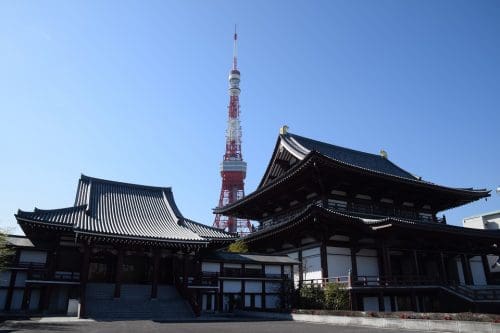 Destino de vacaciones-Templo Zojoji-Tokio