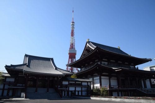 Destino de vacaciones Templo Zojoji Tokio