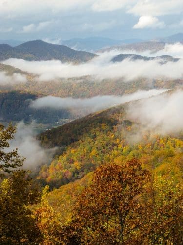   Top road trips in the world  - Blue Ridge Parkway Fall Colors