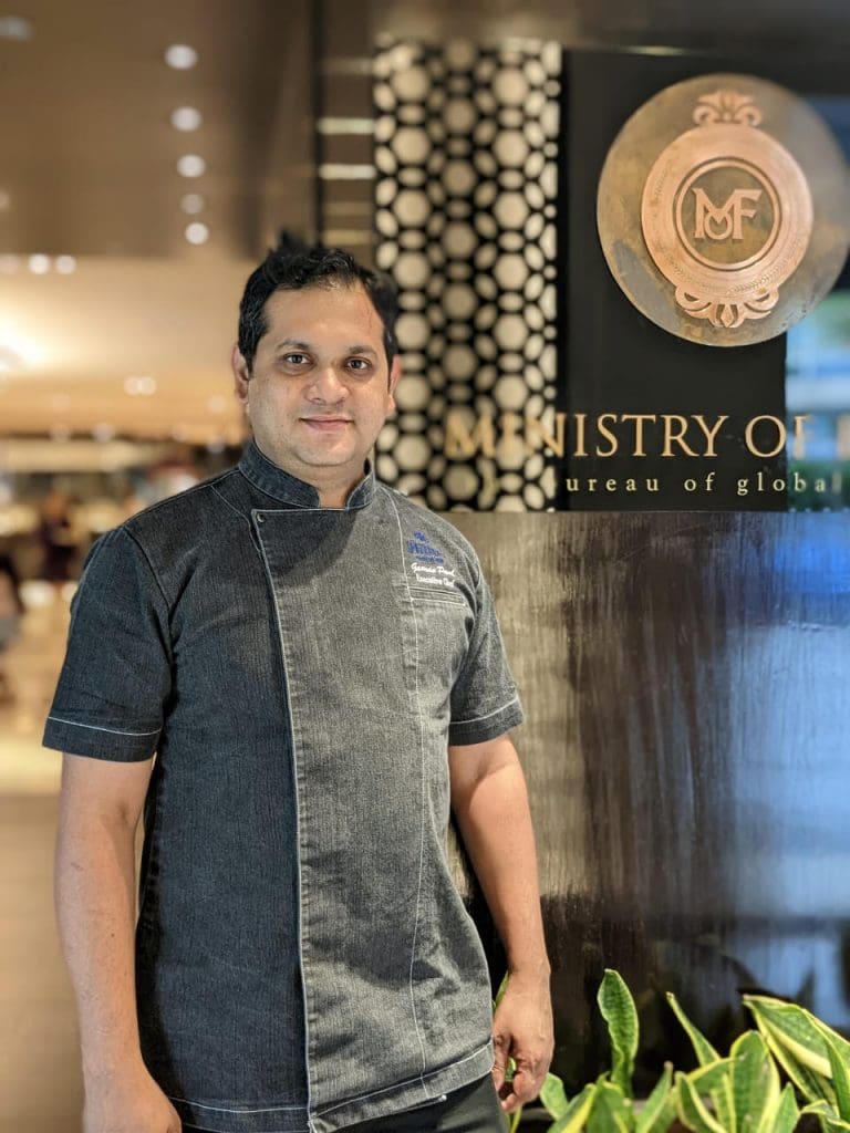 Chef Gaurav Paul chef ejecutivo Hilton Bangalore Embassy GolfLinks