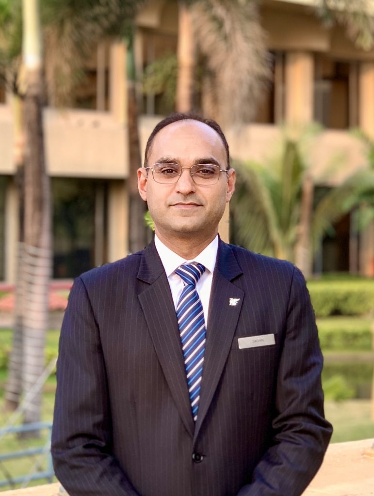 Sachin Shet, gerente de hotel, JW Marriott Mumbai Juhu
