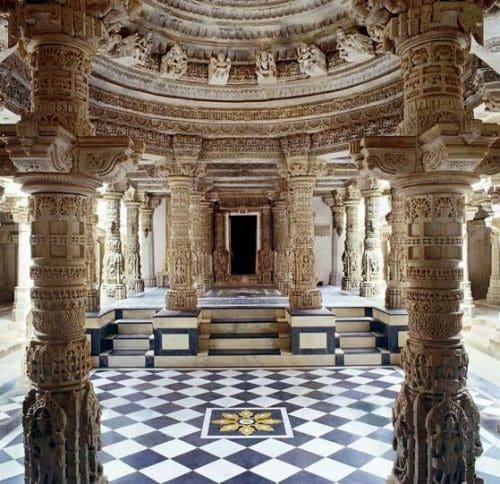 Vimal Vasahi Jain Temples Dilwara Mount Abu (Courtesy Jaina publications - wikipedia)