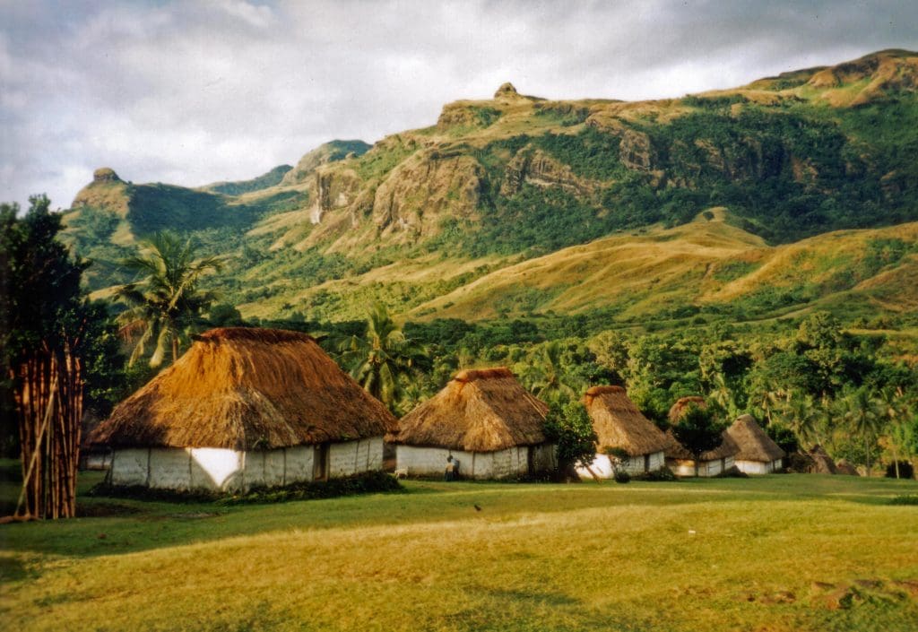 Fijian village of Navala 