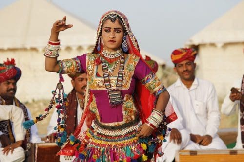 Danza Folclórica Kalbeliya Danza Bailarina Rajasthan
