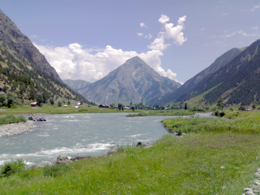 Kishanganga River (Neelum River) in Gurez Valley 