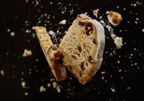 Famous Christmas delicacy: Stollen 