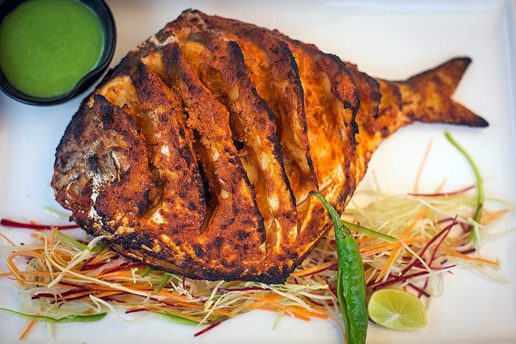 Tandoori grilled fish 