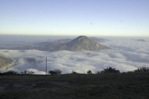 Destinations near Bangalore - Nandi Hills - Image courtesy Koshy Koshy from via Wikipedia Commons