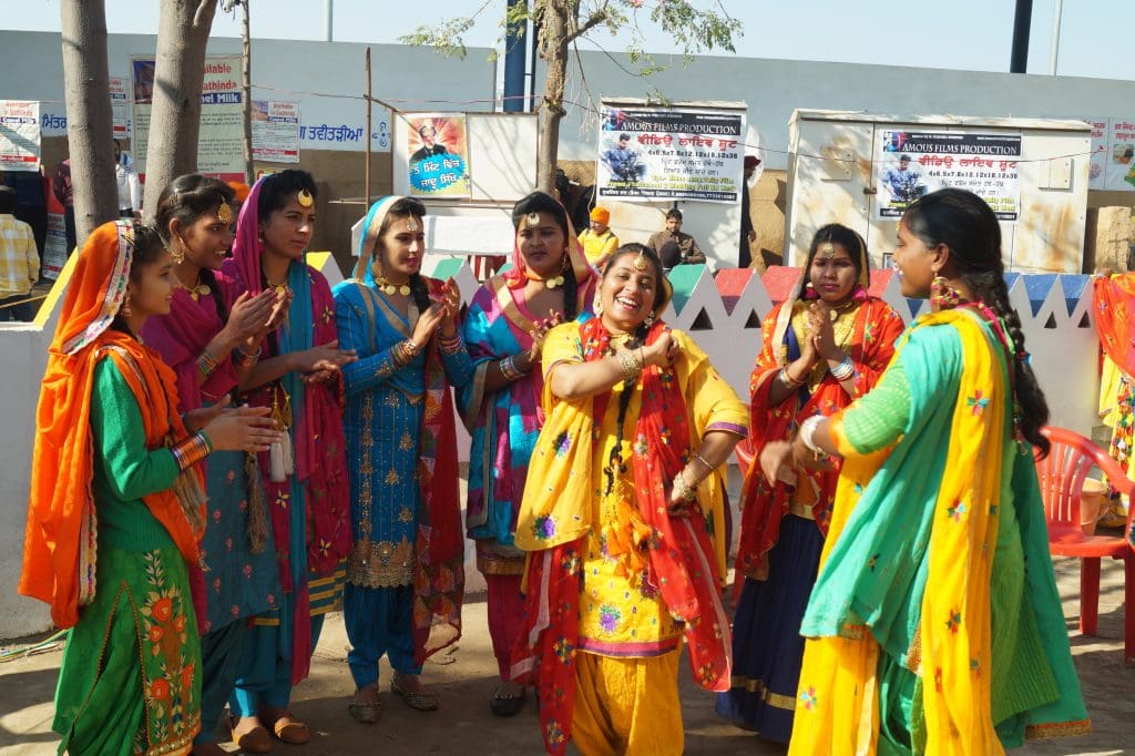 Folk Dance at Lohri - Image courtesy Gurlal Maan via Wikipedia Commons