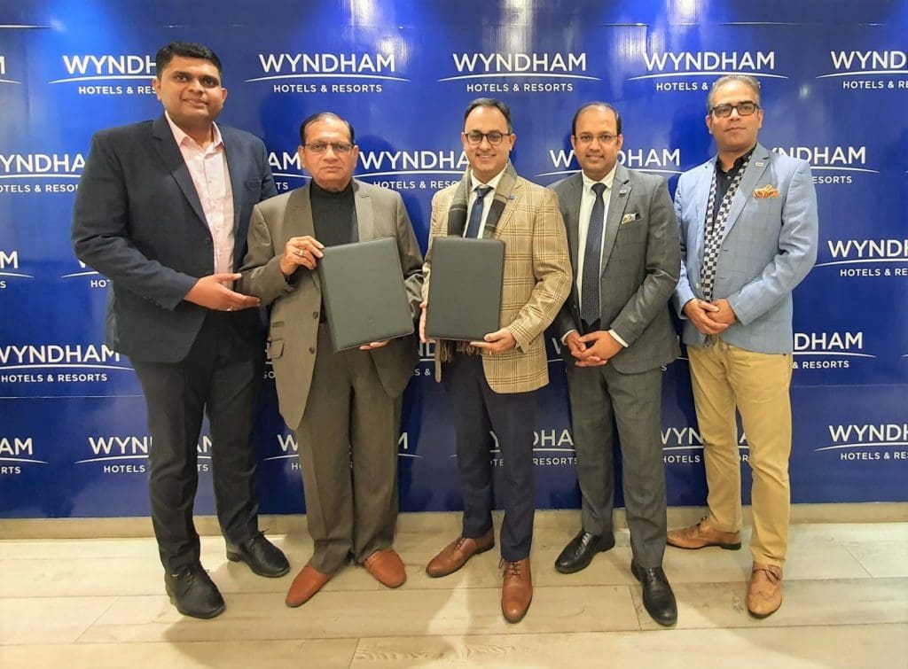 Signing of new 80-cottage Wyndham Garden Jim Corbett Choi near Ramnagar 1 Signing Ceremony Wyndham Garden Jim Corbett Choi