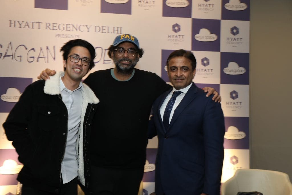 Vibhi Harnvarakiat. Manager and Business-partner, Chef Gaggan Anand and Shrikant Wakharkar, Area Vice President, Hyatt Hotels North and General Manager, Hyatt Regency Delhi