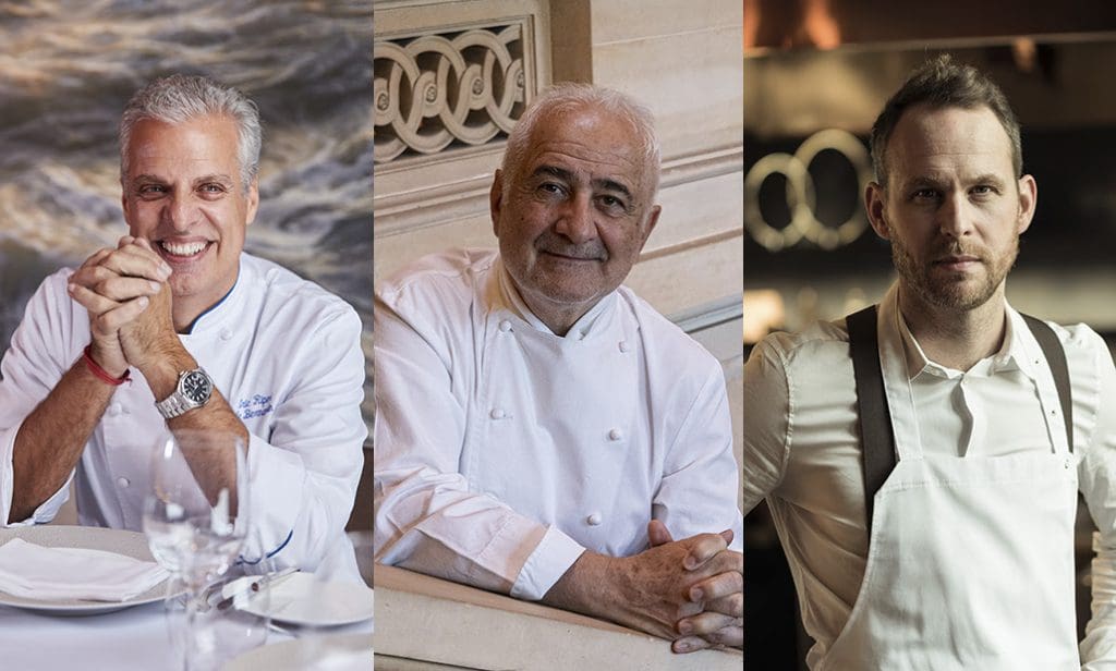 Los mejores restaurantes del mundo Björn Frantzén's en Estocolmo, Éric Ripert's Le Bernardin en Nueva York y Guy Savoy' en París