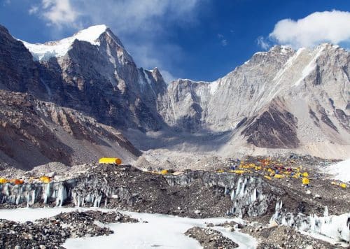 Destinos de vacaciones de aventura Campamento base del Everest Nepal