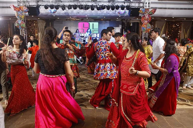The Garba and Dandiya dance in Gujarat