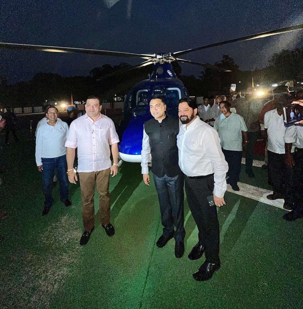 Lanzamiento de la línea de ayuda del helipuerto de Goa Tourism 3 Goa Tourism lanza un nuevo servicio de helipuerto y una línea de ayuda en el estado para impulsar el turismo