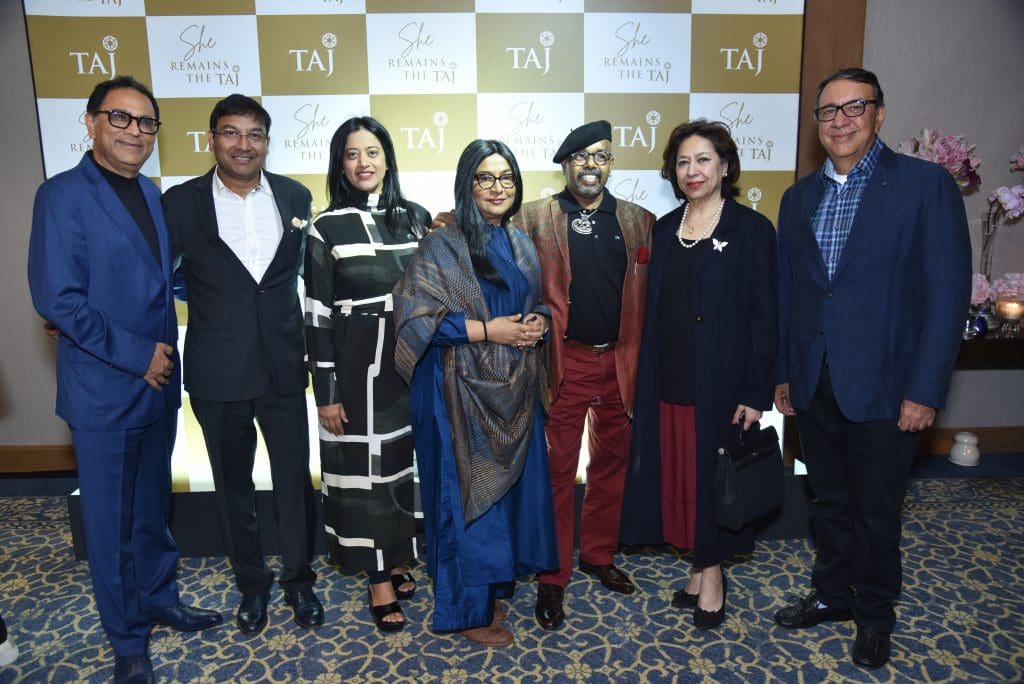 Taj Mahal, New Delhi hosts 2nd Panel in the popular ‘She Remains the Taj’ Series 3 Amit Goyal, Jayasri Burman, Paresh Maity and Seema Bhallaat _She Remains the Taj_