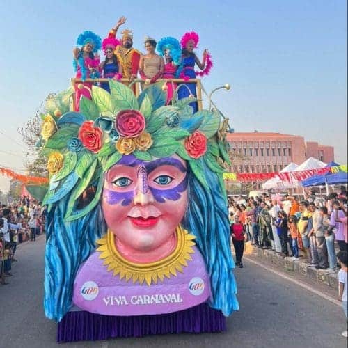 VIVA Carnaval in full swing: Hon. CM Pramod Sawant flags off the parade 2 King Momo-the beloved King of Viva Carnaval