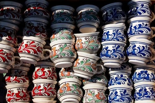 Handmade pottery - traditional Mugs 