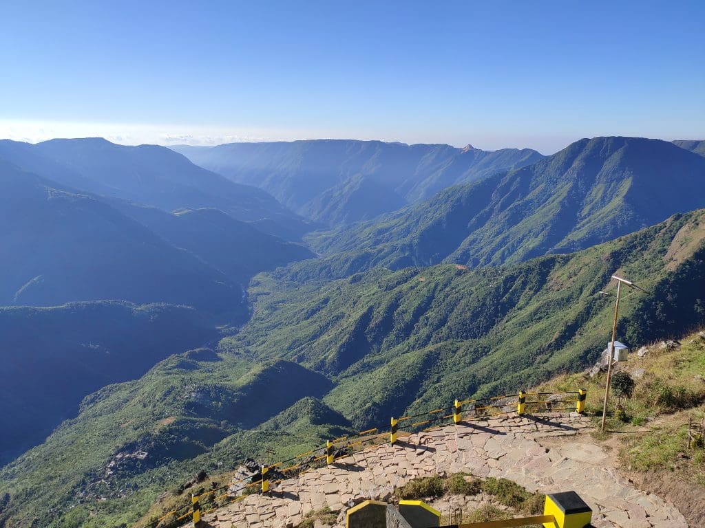 Laitlum Canyon, Shillong Image credit Image ANKAN via Wikipedia Commons