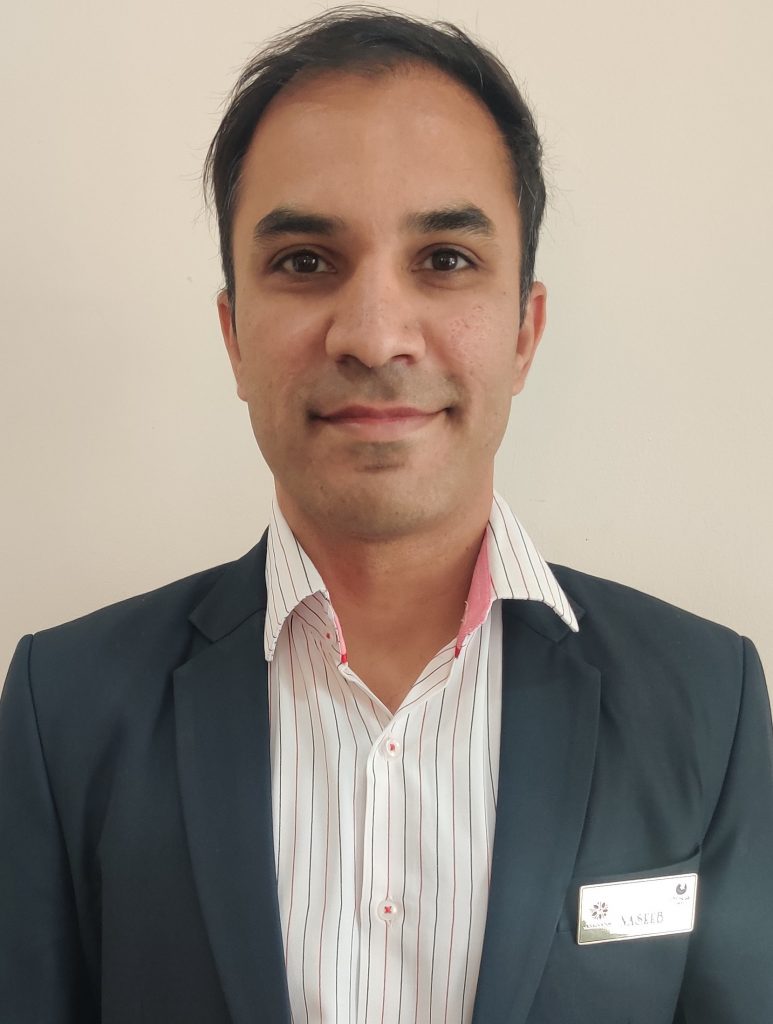 Naseebullah Khan, Front Office Manager, Angsana Oasis Spa and Resort 