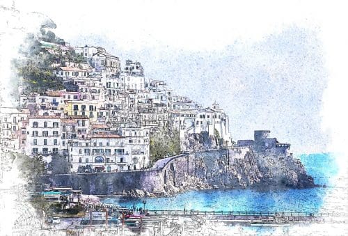 Village Coast Cliff Houses Photo Art Amalfi Coast 6154664 Honeymoon Special - 8 dreamy cities that spell romance