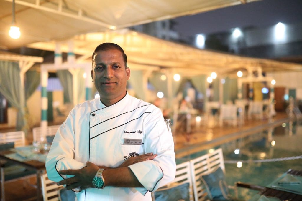 Chef Yashwant Sopne, chef ejecutivo, Sayaji Pune 