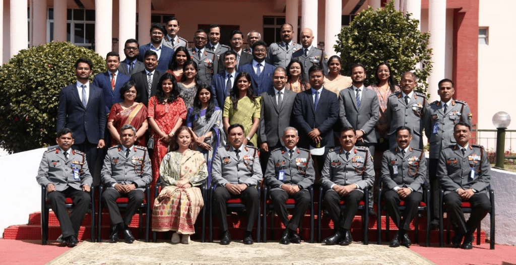 IIS OTs of 2021 and 2022 batch Called on ADG Assam Rifles at ARHQ Shillong - North East India