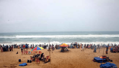 Playa en Odisha