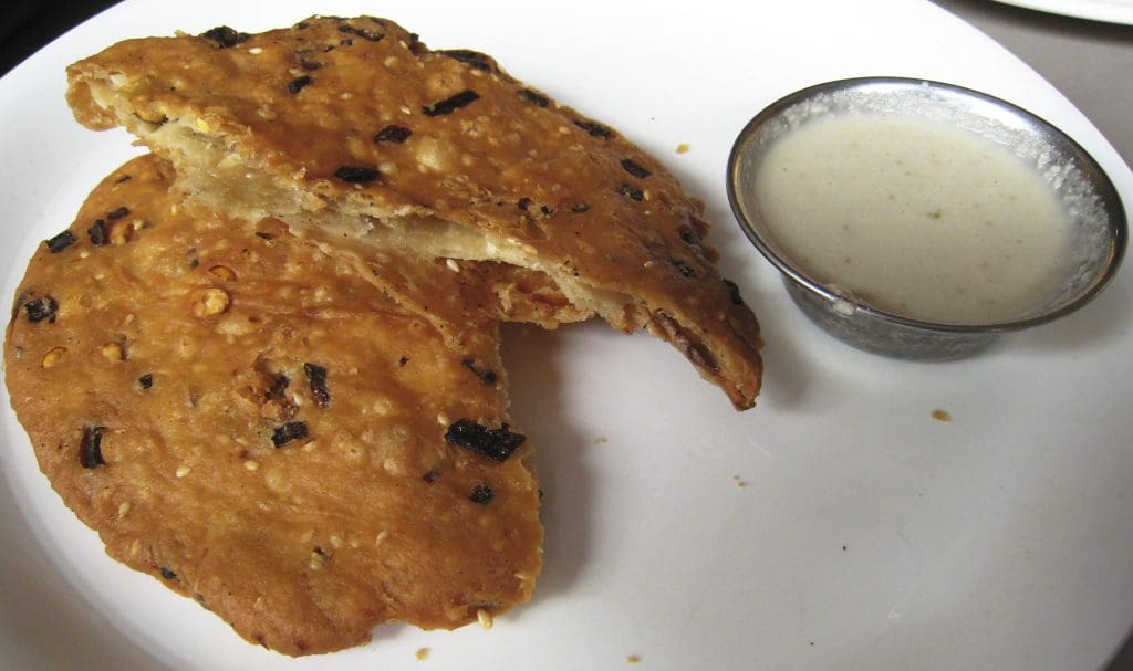 Maddur Vada, a popular South Indian snack 